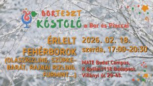 Érlelt fehérborok Bortesztkóstolója