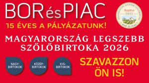 Elindult a szavazás a Magyarország Legszebb Szőlőbirtoka pályázaton